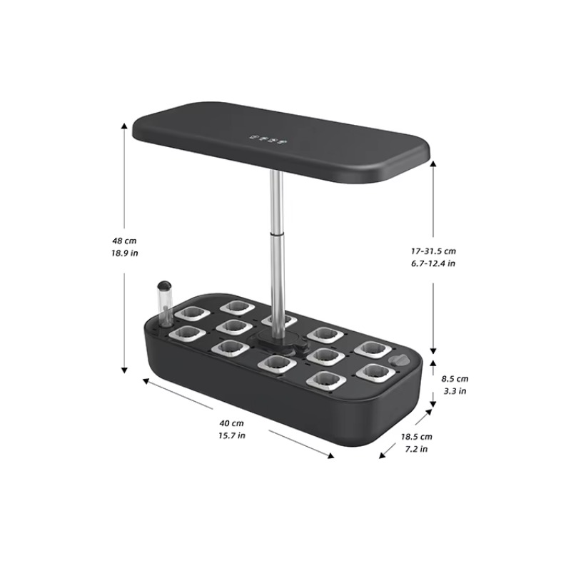 Smart Pod Garden - 12-pods slim hydrocultuur kweeklampsysteem hydrocultuur tuin