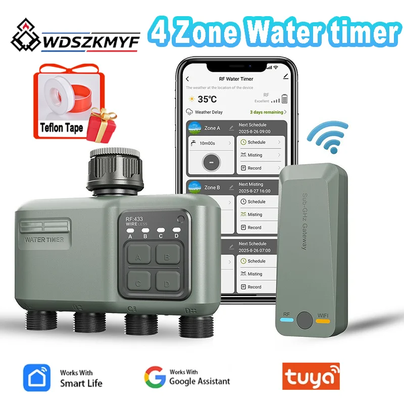 Smart Garden Refill - Zelfwatergevend plantensysteem WiFi Smart Timer RF433
