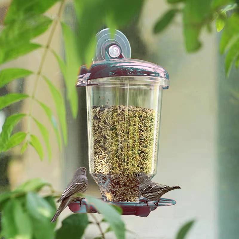 Smart Bird Feeder Camera - Hangende vogelvoeder Transparant plastic automatische voerbak