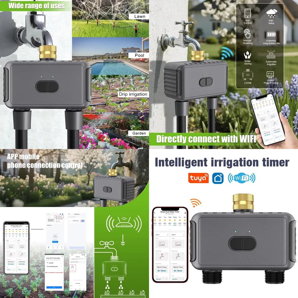 Gardena Smart Irrigation Control - WAP01 WiFi APP Besturing Dubbele Slang