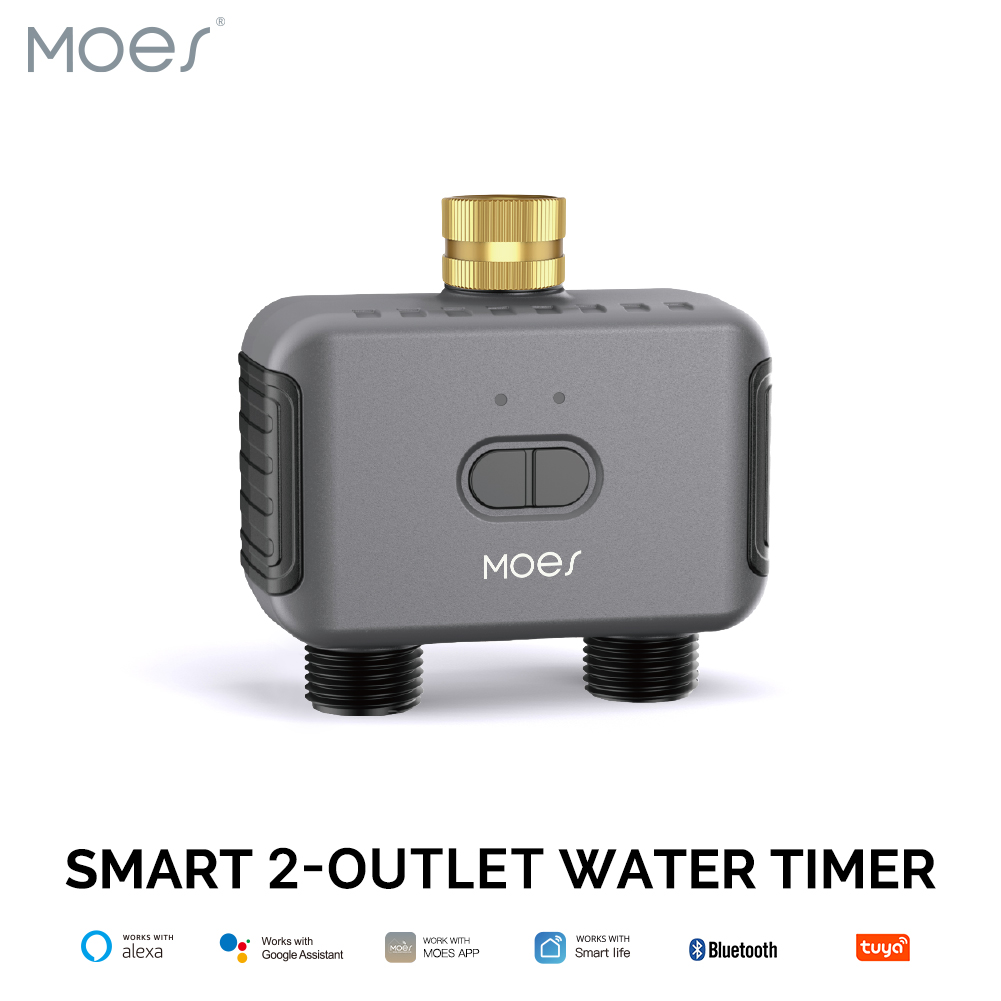 Smart Garden Refill - Moes Bluetooth Smart 2-weg Waterklep, Tuinsproeier,