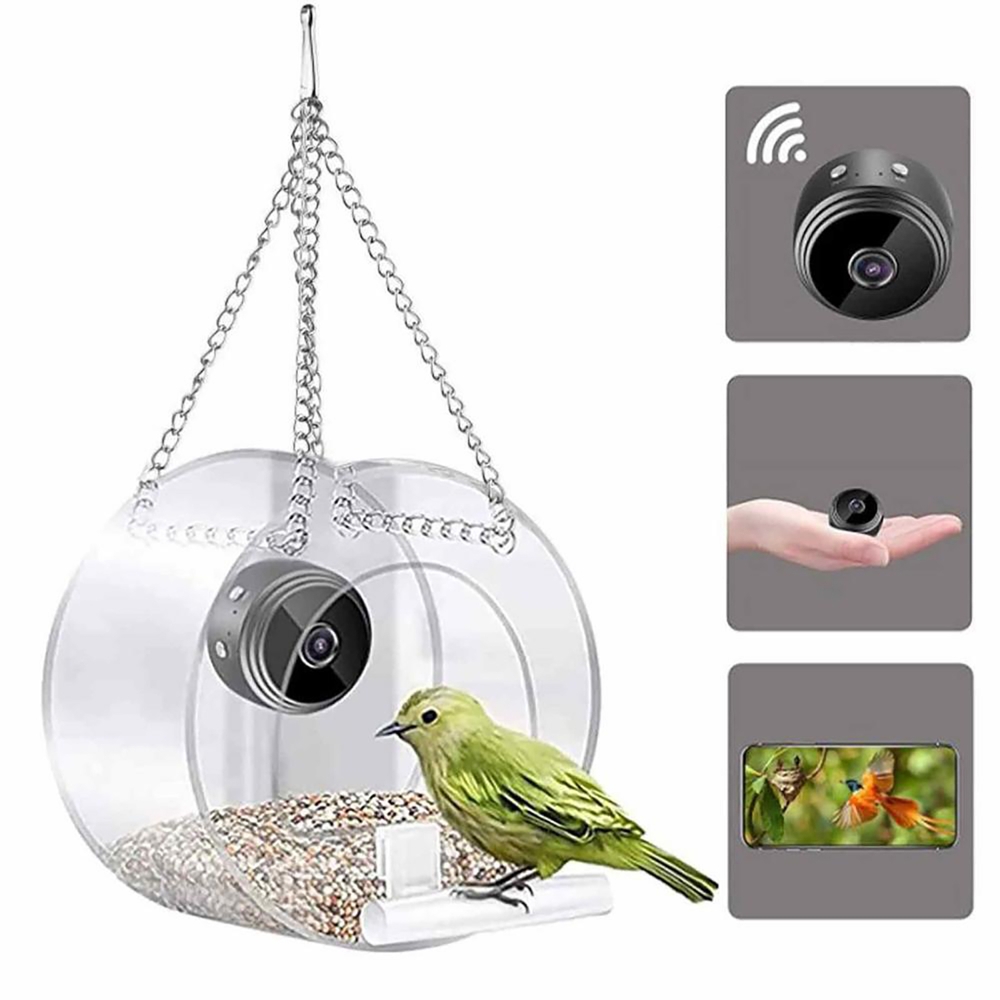 Smart Bird Feeder Camera - Vogelvoederbak met high-definition nachtzichtcamera WIFI Real-time