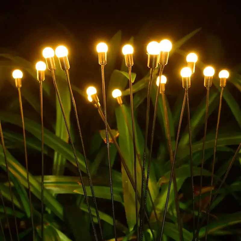 Smart Garden Light - Buitenverlichting op zonne-energie, waterdicht, 6/8/10-koppige LED-lamp,