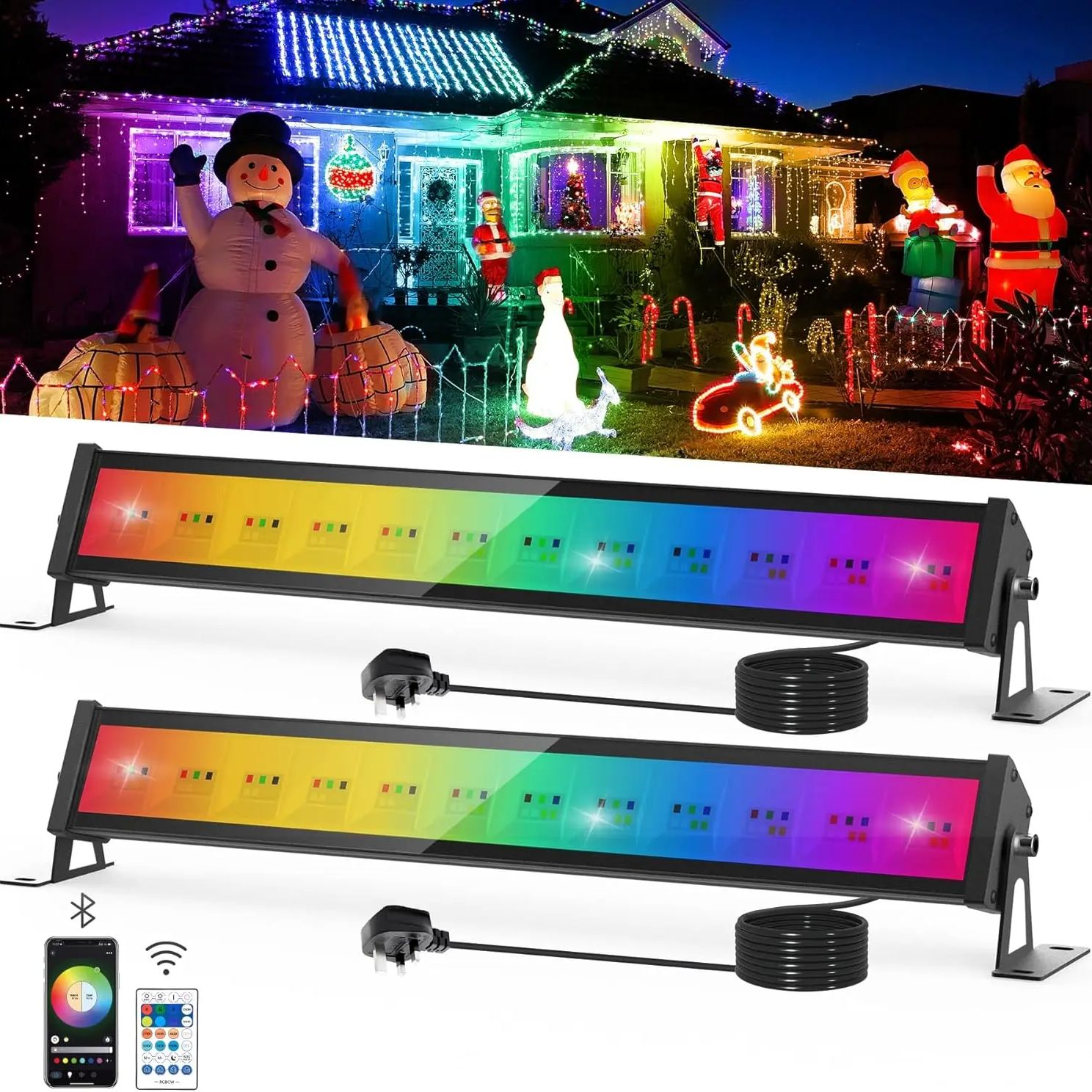 50W RGB LED-schijnwerperbalk m - Smart Garden Uk recensie en prijs