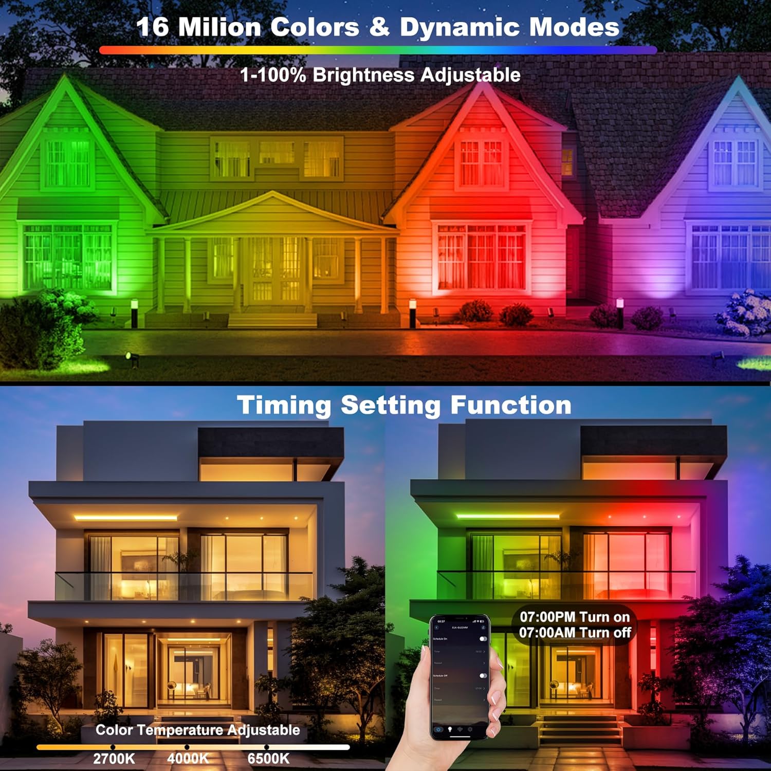 50W RGB LED-schijnwerperbalk m - Smart Garden Uk recensie en prijs