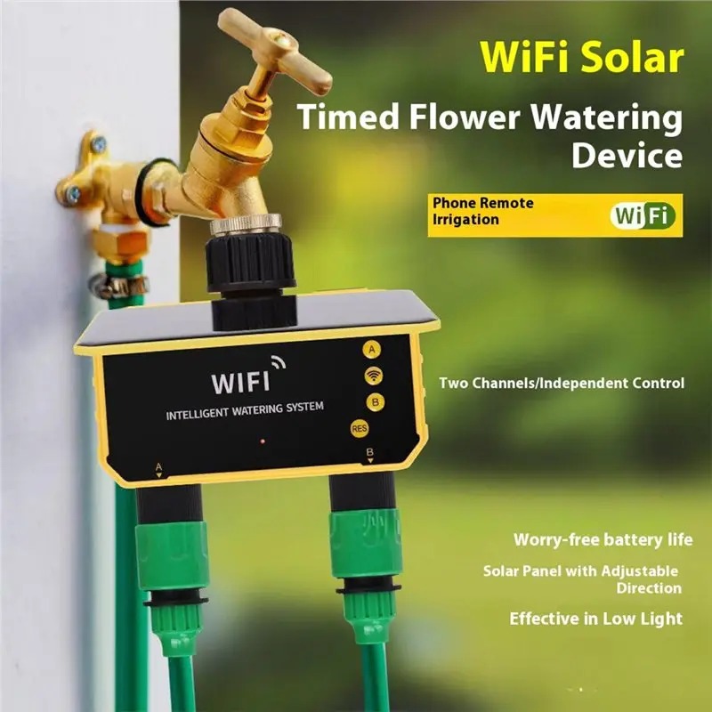 1/2 Uitgangen WIFI Zonne-irrig - Smart Garden Tools recensie en prijs