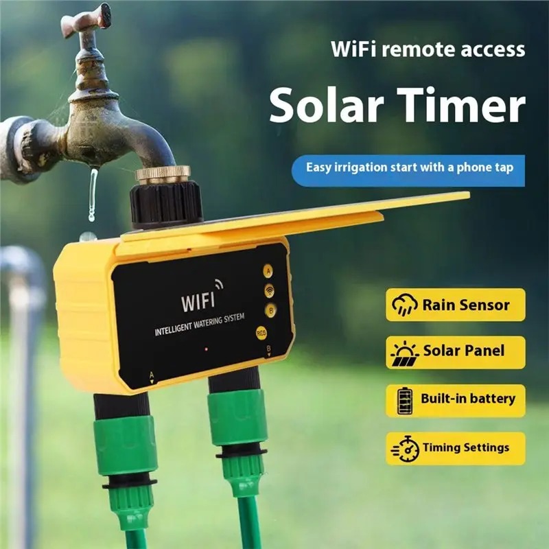 1/2 Uitgangen WIFI Zonne-irrig - Smart Garden Tools recensie en prijs