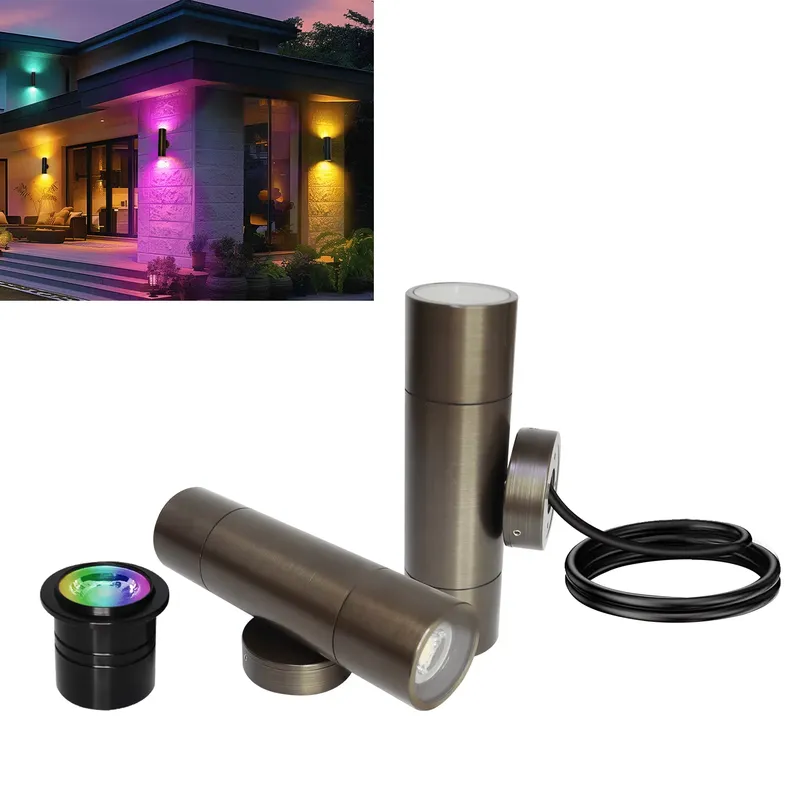 Duurzame messing buiten LED wa - Smart Garden Light recensie en prijs