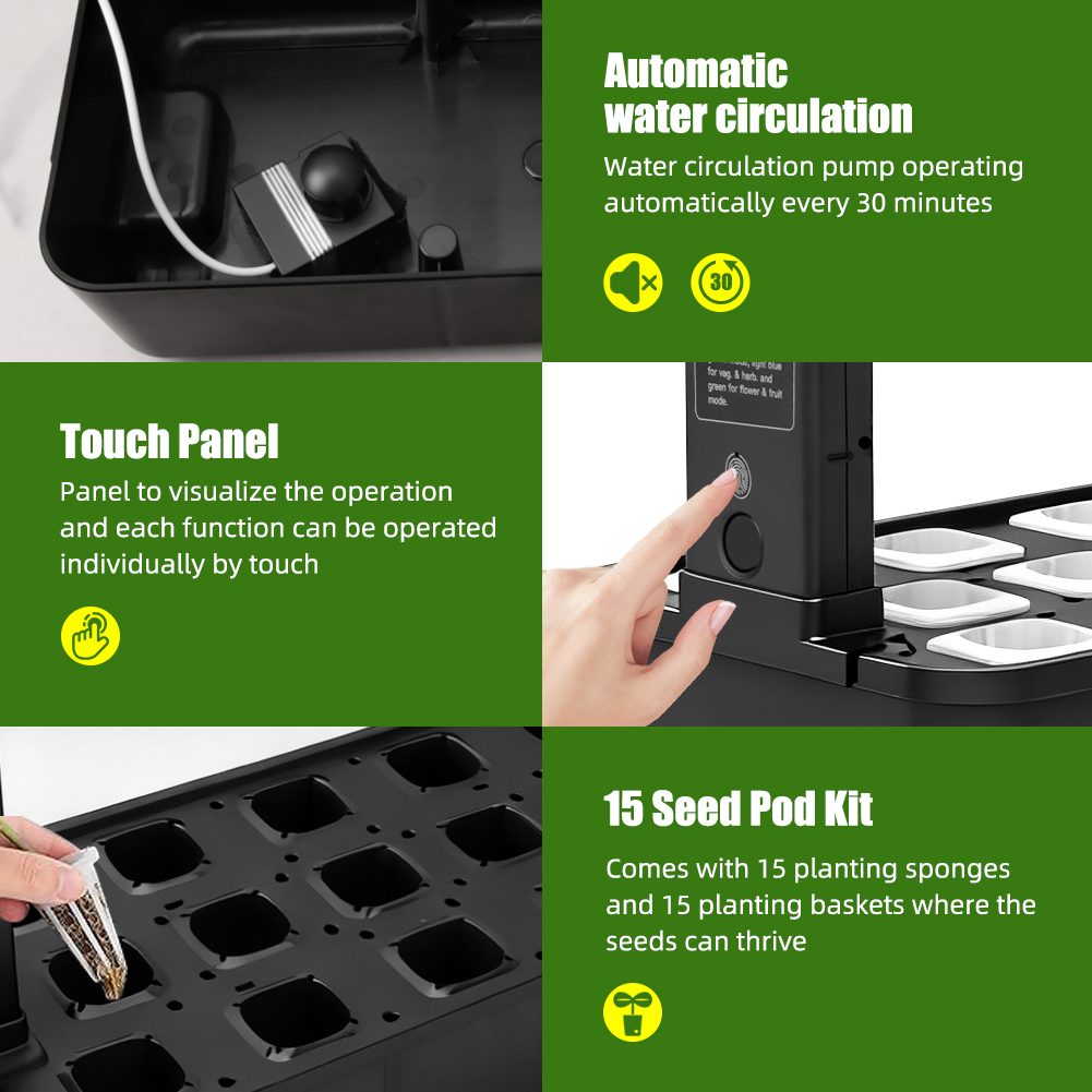 15-polige hydrocultuur tuinset - Smart Pod Garden recensie en prijs