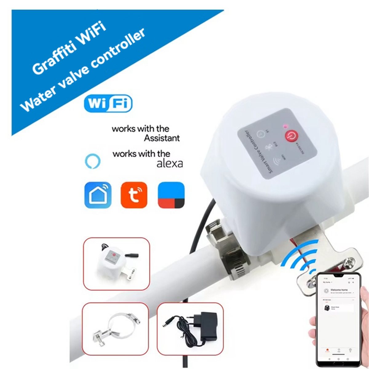 SWXF Tuya WiFi Smart Valve Con - Smart Garden Water Timer recensie en prijs