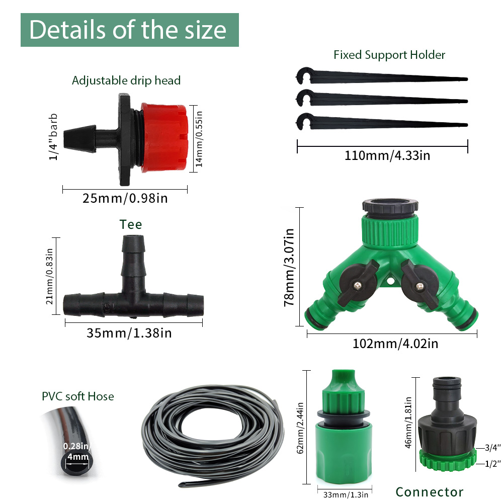 Broeikas 15M-30M Diy Druppelir - Smart Garden Herb recensie en prijs