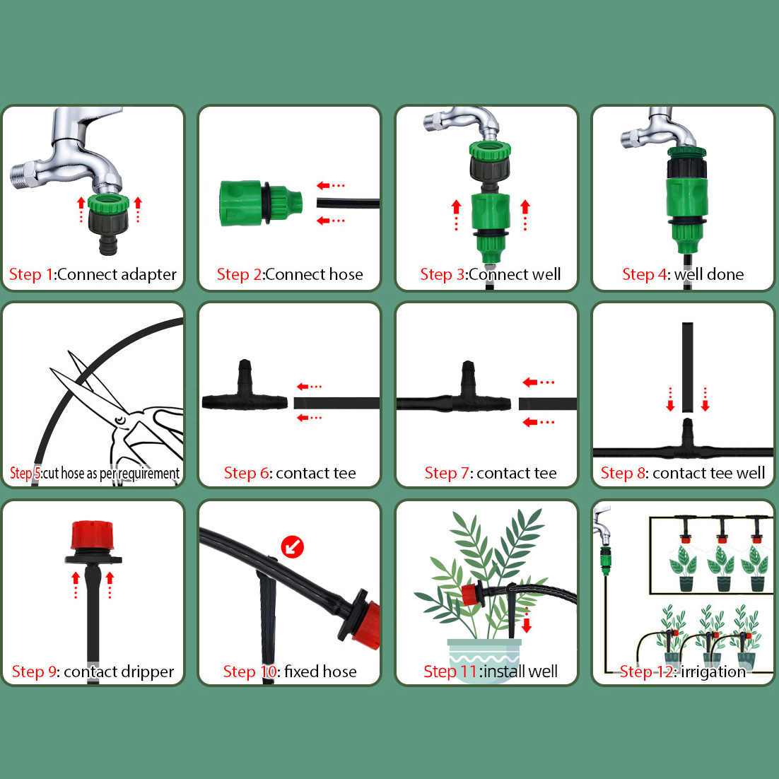 Broeikas 15M-30M Diy Druppelir - Smart Garden Herb recensie en prijs