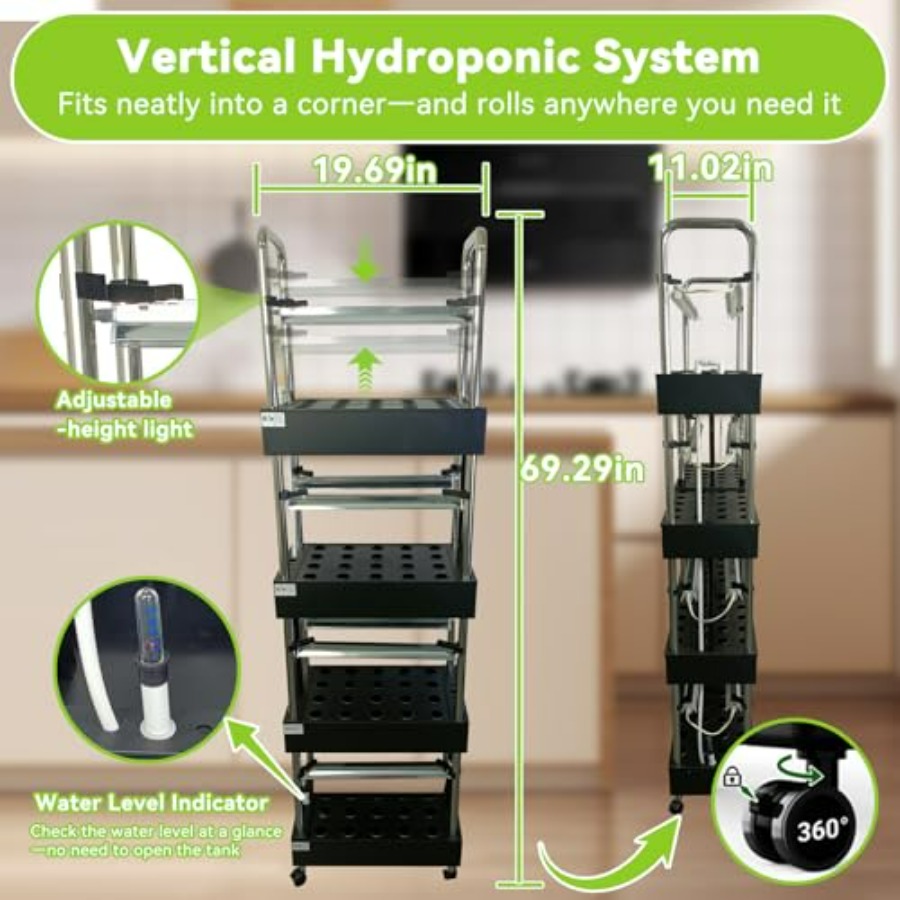Indoor hydroponisch kweeksyste - Smart Garden Light recensie en prijs