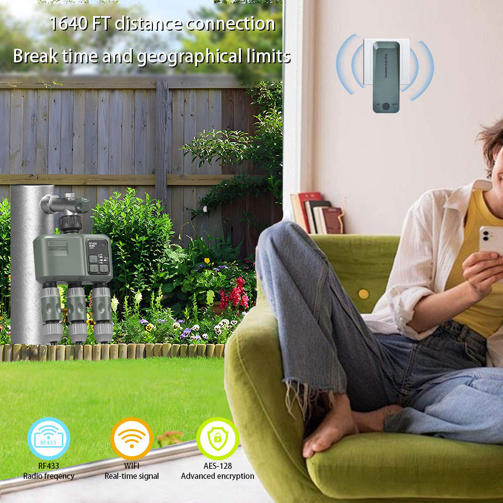 Tuya Wifi+RF433 3-uitlaat wate - Smart Garden Water Timer recensie en prijs