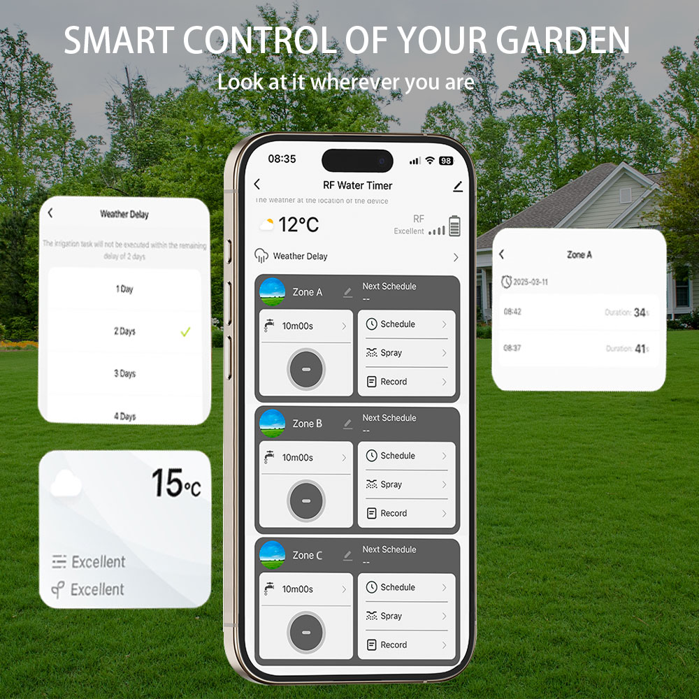 Tuya Wifi+RF433 3-uitlaat wate - Smart Garden Water Timer recensie en prijs
